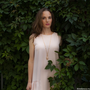 Колье Fiore Luna, ROSE QUARTZ